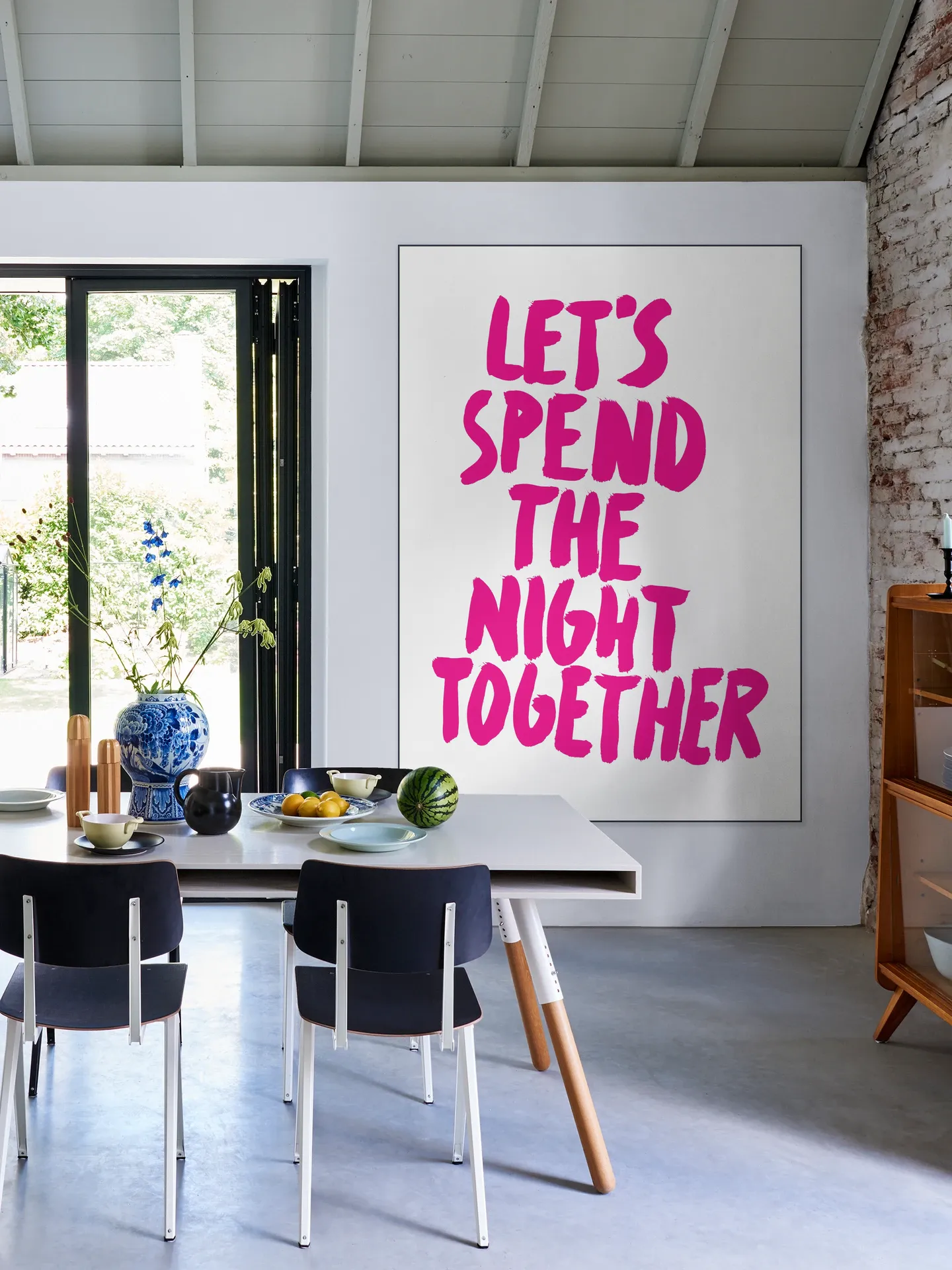 Let's spend the Night together pink