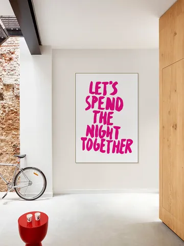 Let's spend the Night together pink