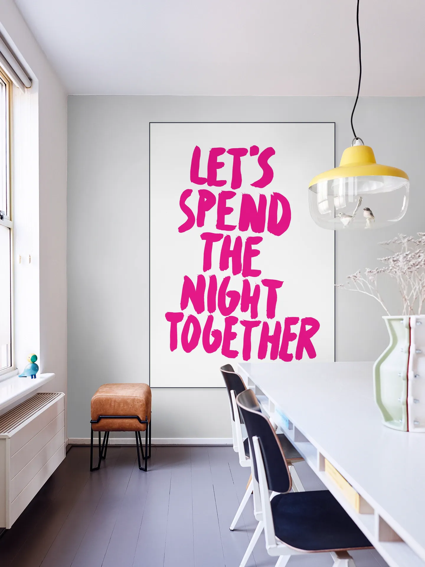 Let's spend the Night together pink