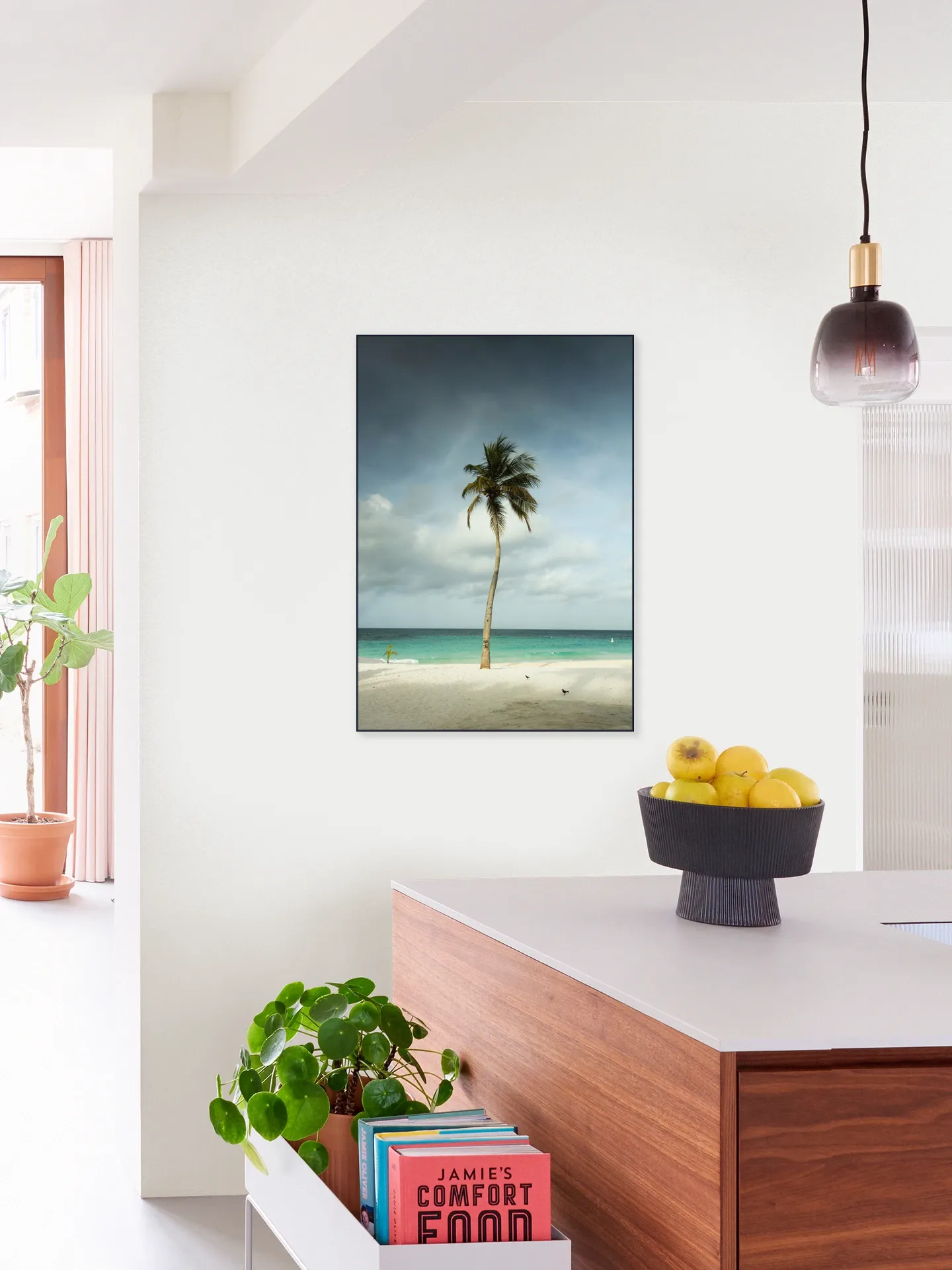 Whispering Palm Above The Caribbean Silence