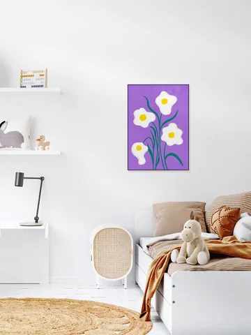Graphical Flowers Fried Eggs