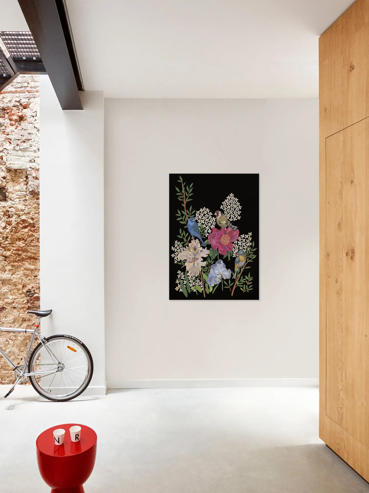 The Goldfinch and Flowers
