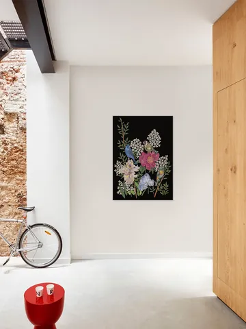 The Goldfinch and Flowers
