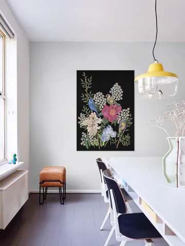 The Goldfinch and Flowers