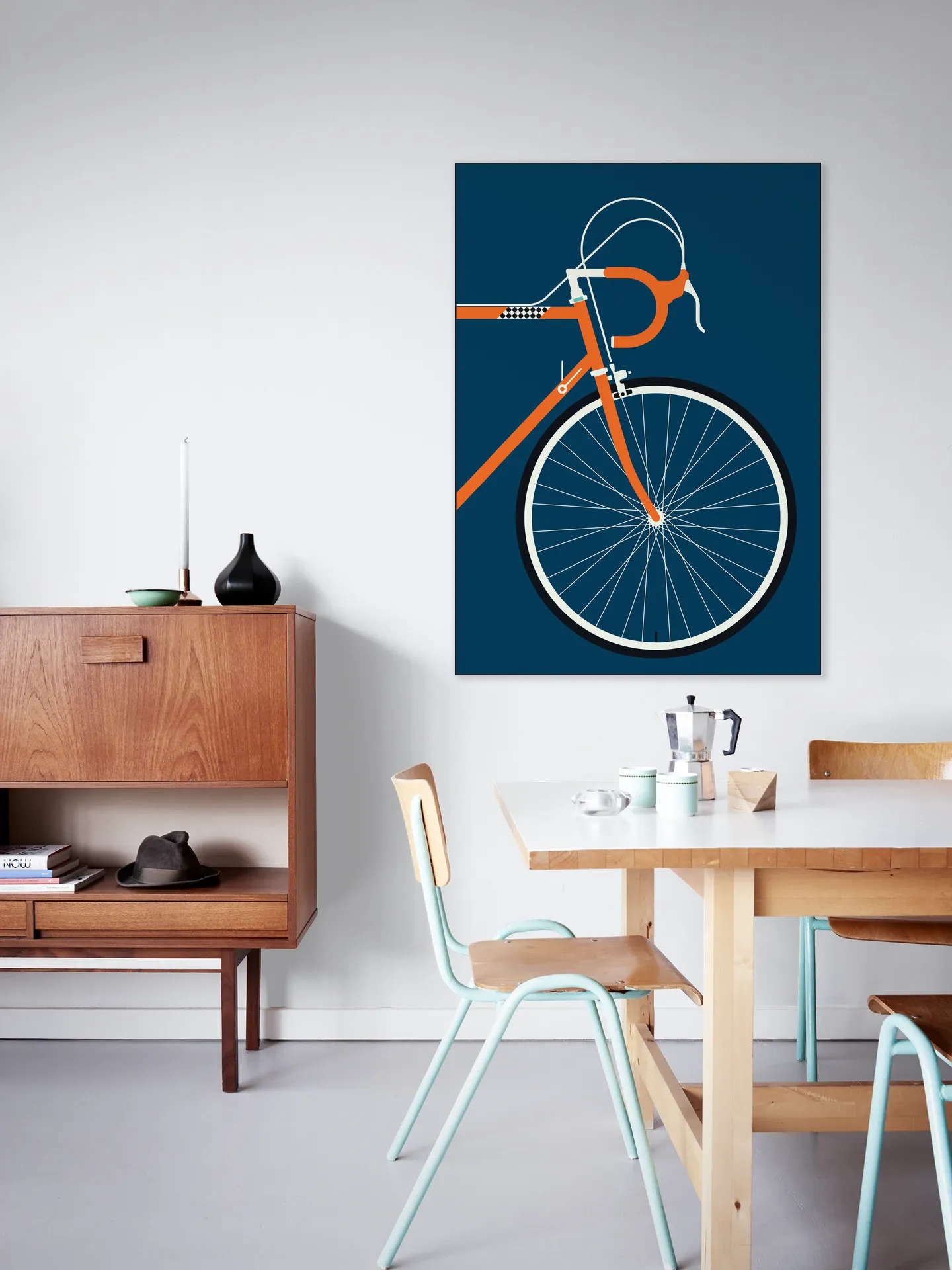 Racing Bike Orange Front
