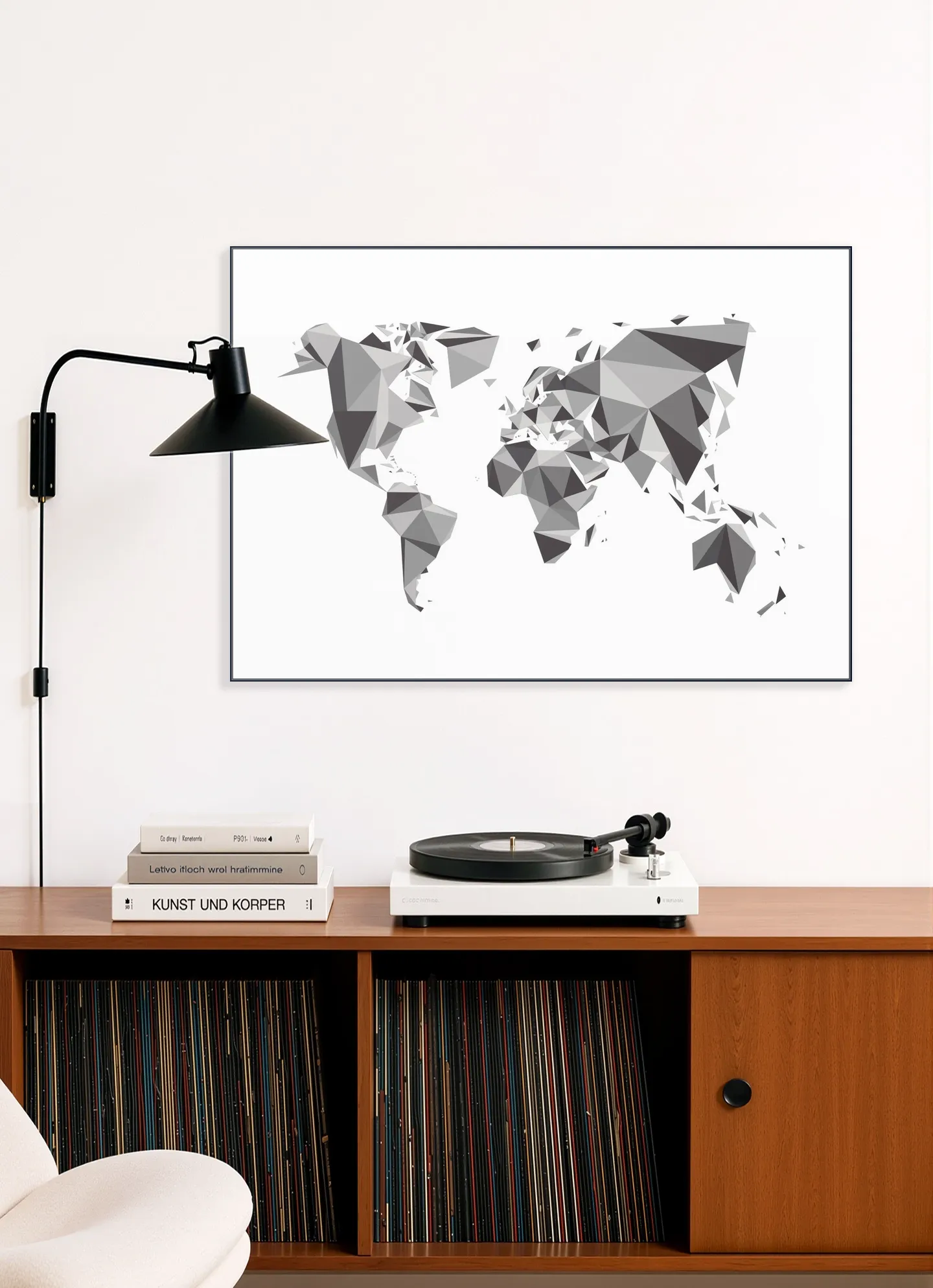 World Map 3D Chrystal