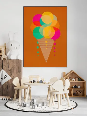 Neon Ice Cream