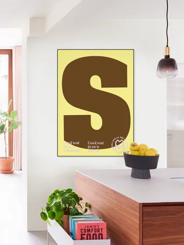 Chocoladeletter S van Sint