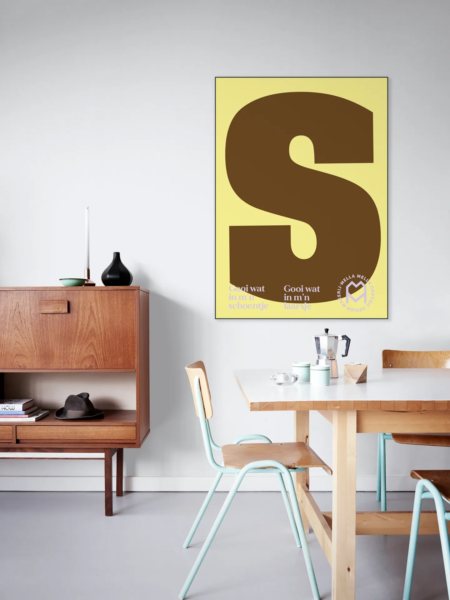 Chocoladeletter S van Sint