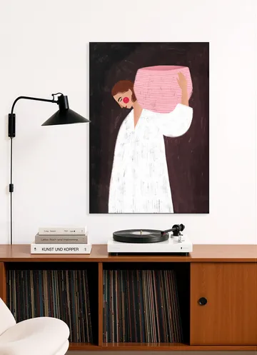 The Woman with the Pink Basket