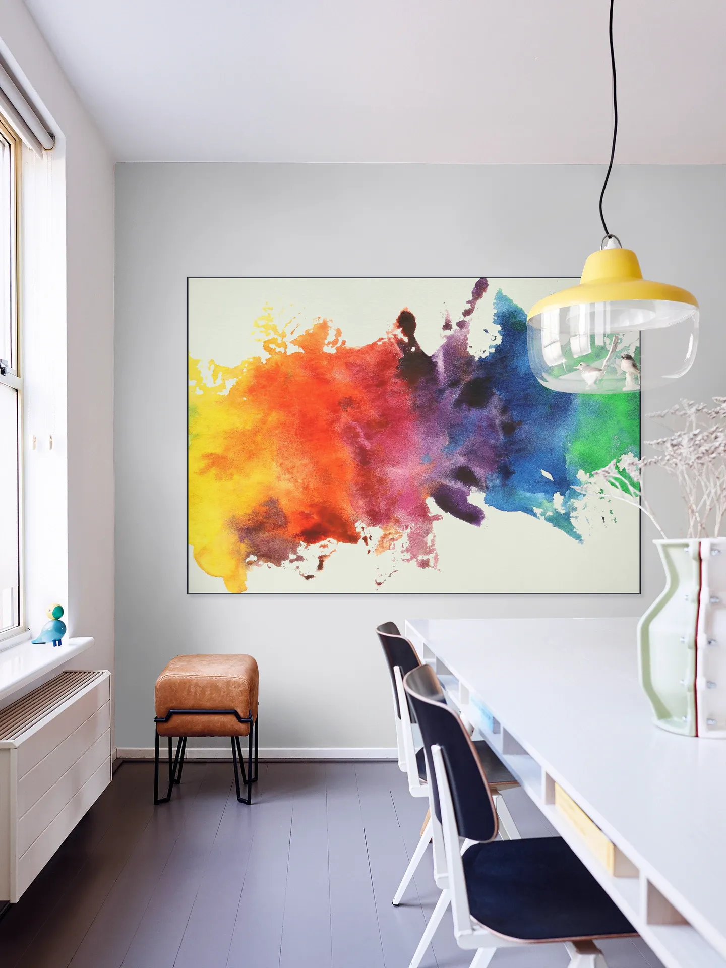 Paint splatters