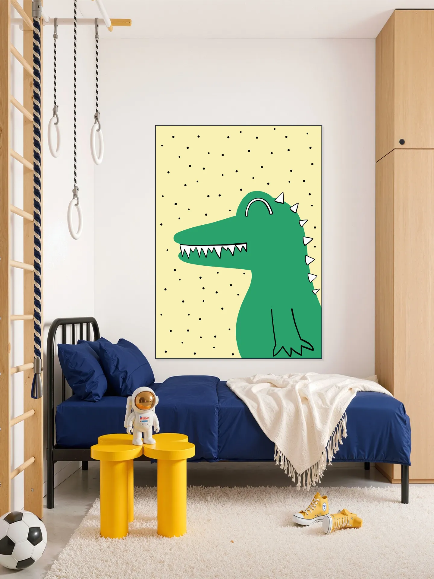 Yellow and Crocodile