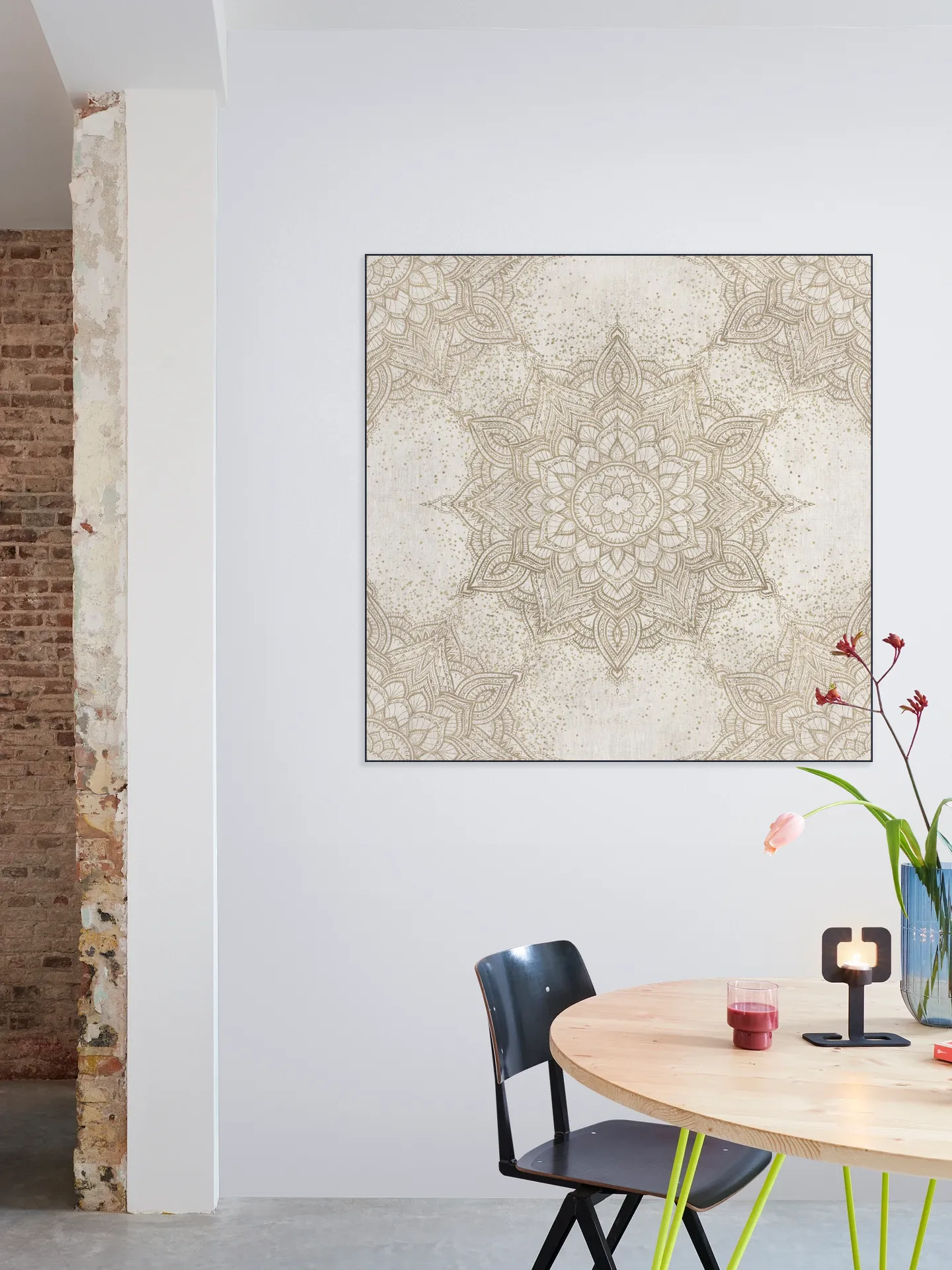 Golden Boho Mandala