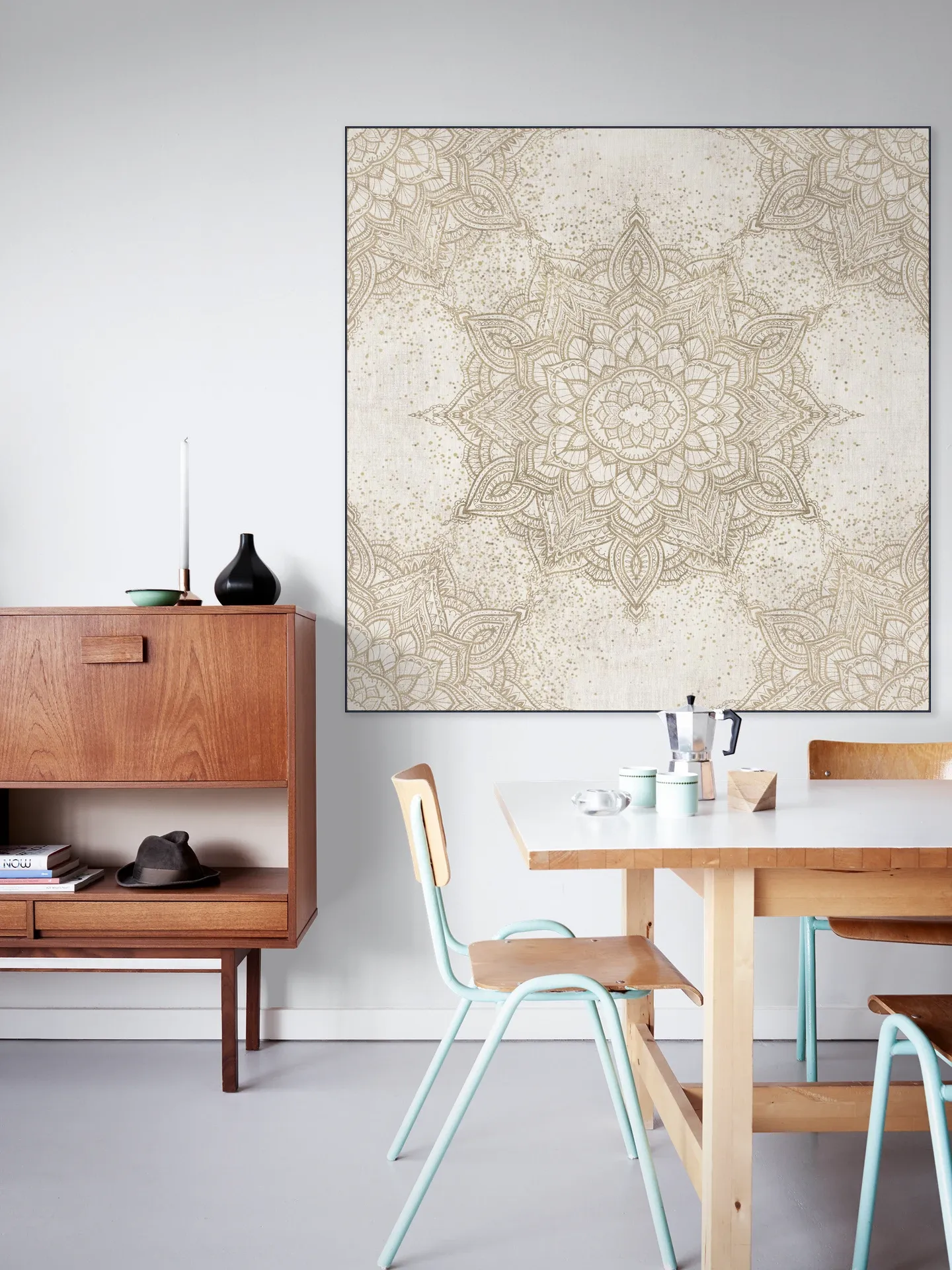 Golden Boho Mandala