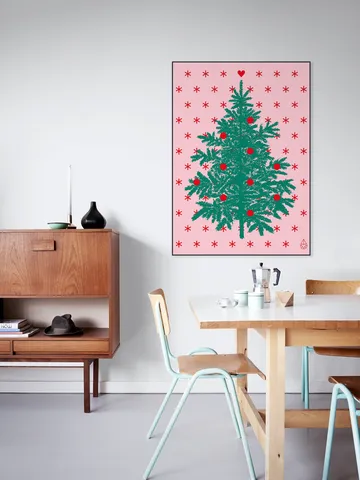 Let it snow . Pink Green