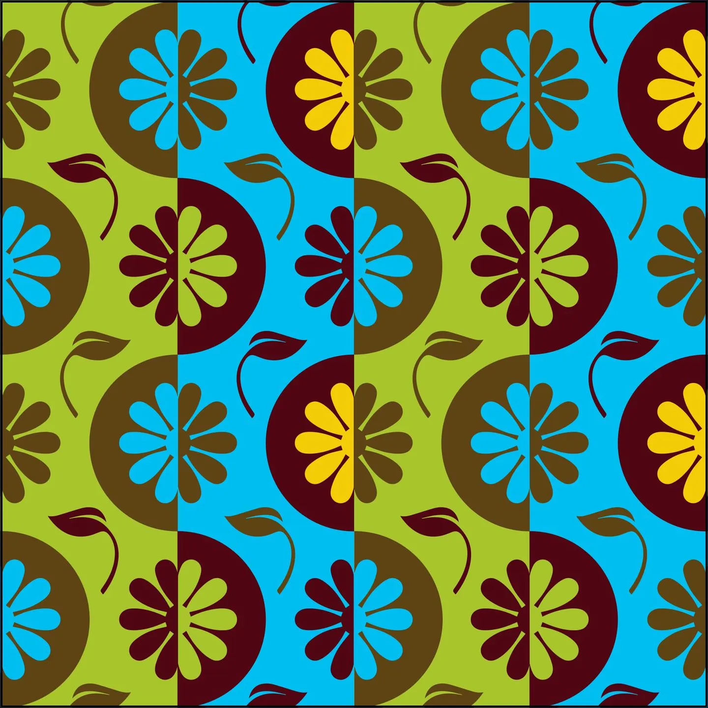 Floral DNA Pattern 2