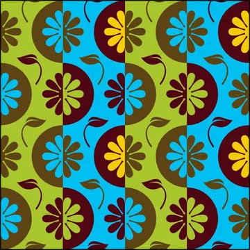 Floral DNA Pattern 2