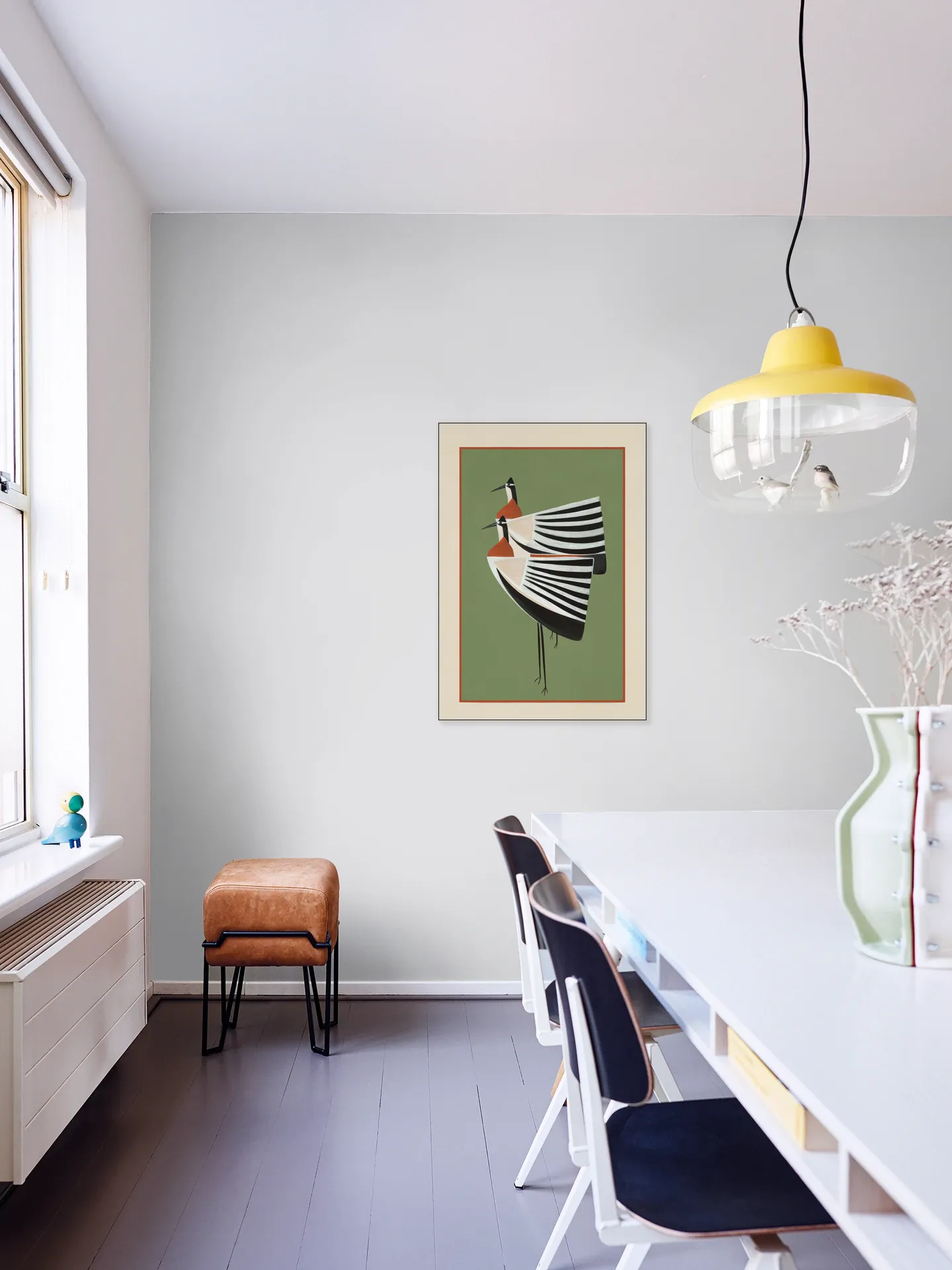 Striped Bird Pair