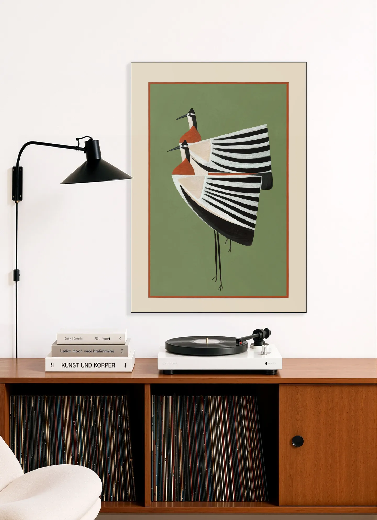 Striped Bird Pair