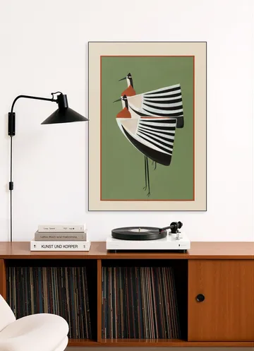 Striped Bird Pair