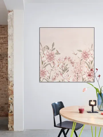 Vintage Spring Flowersand Birds