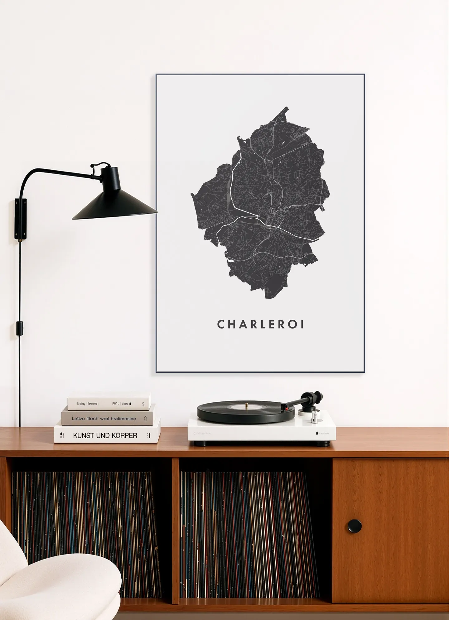 Charleroi City Map
