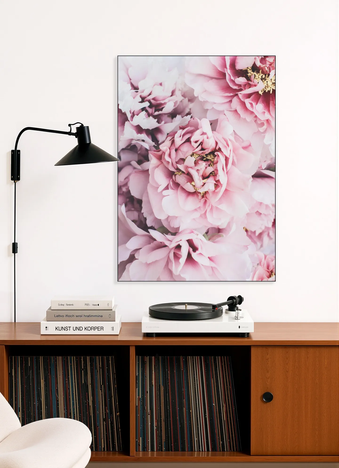 Pink Peonies Flowers