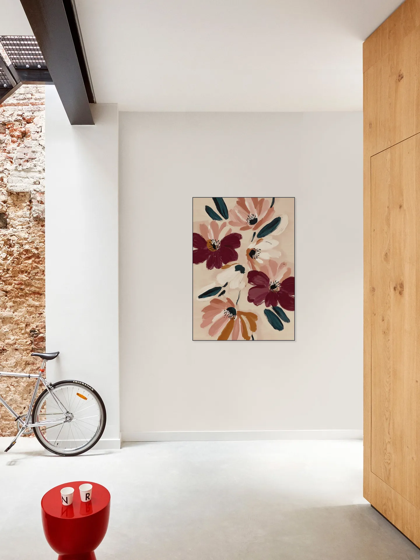 Blush and Wine Blossoms 1