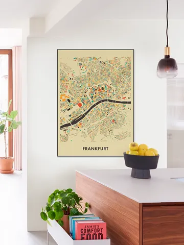 Frankfurt Mosaic Map