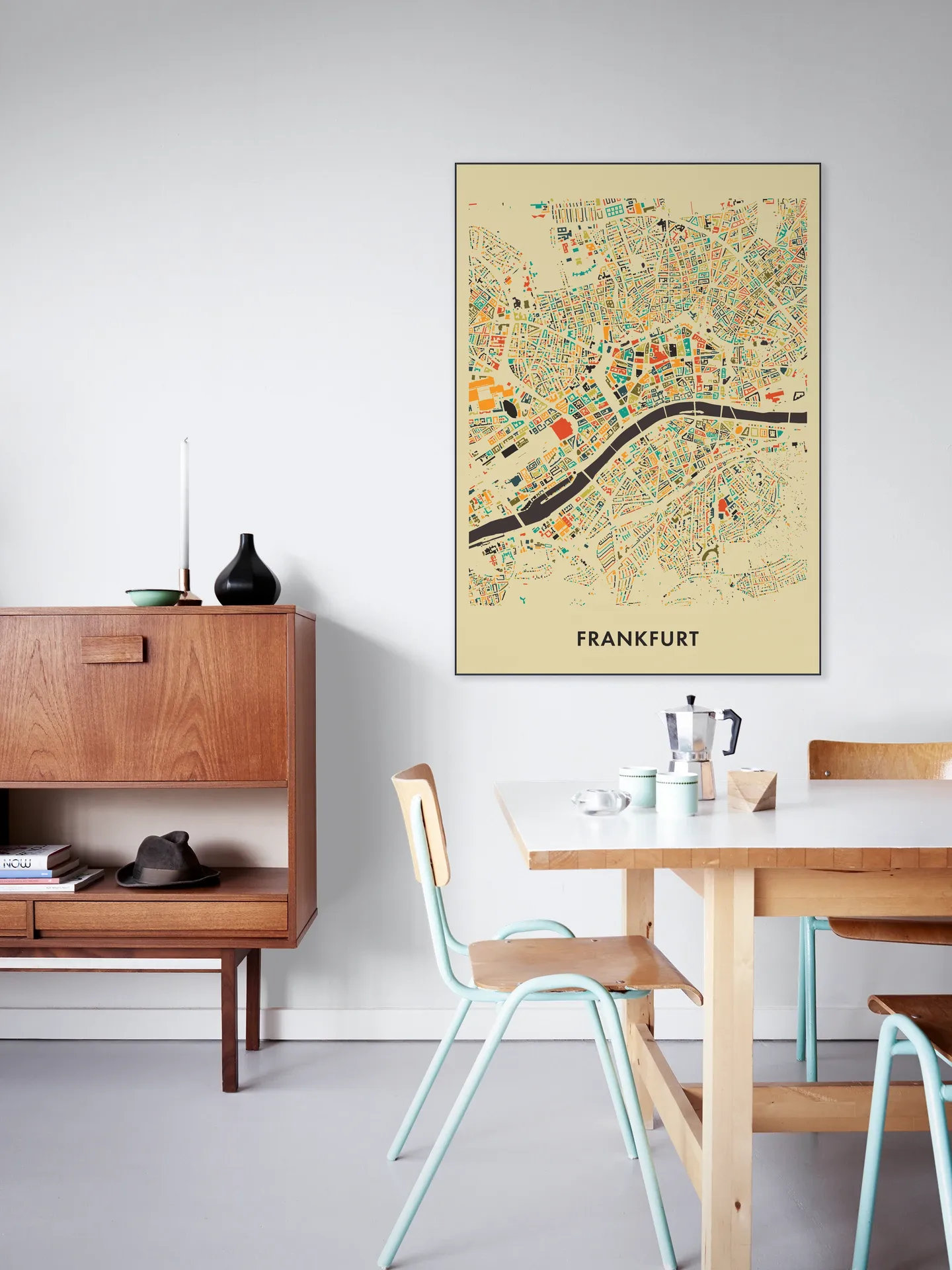 Frankfurt Mosaic Map