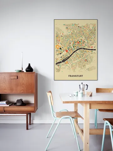 Frankfurt Mosaic Map