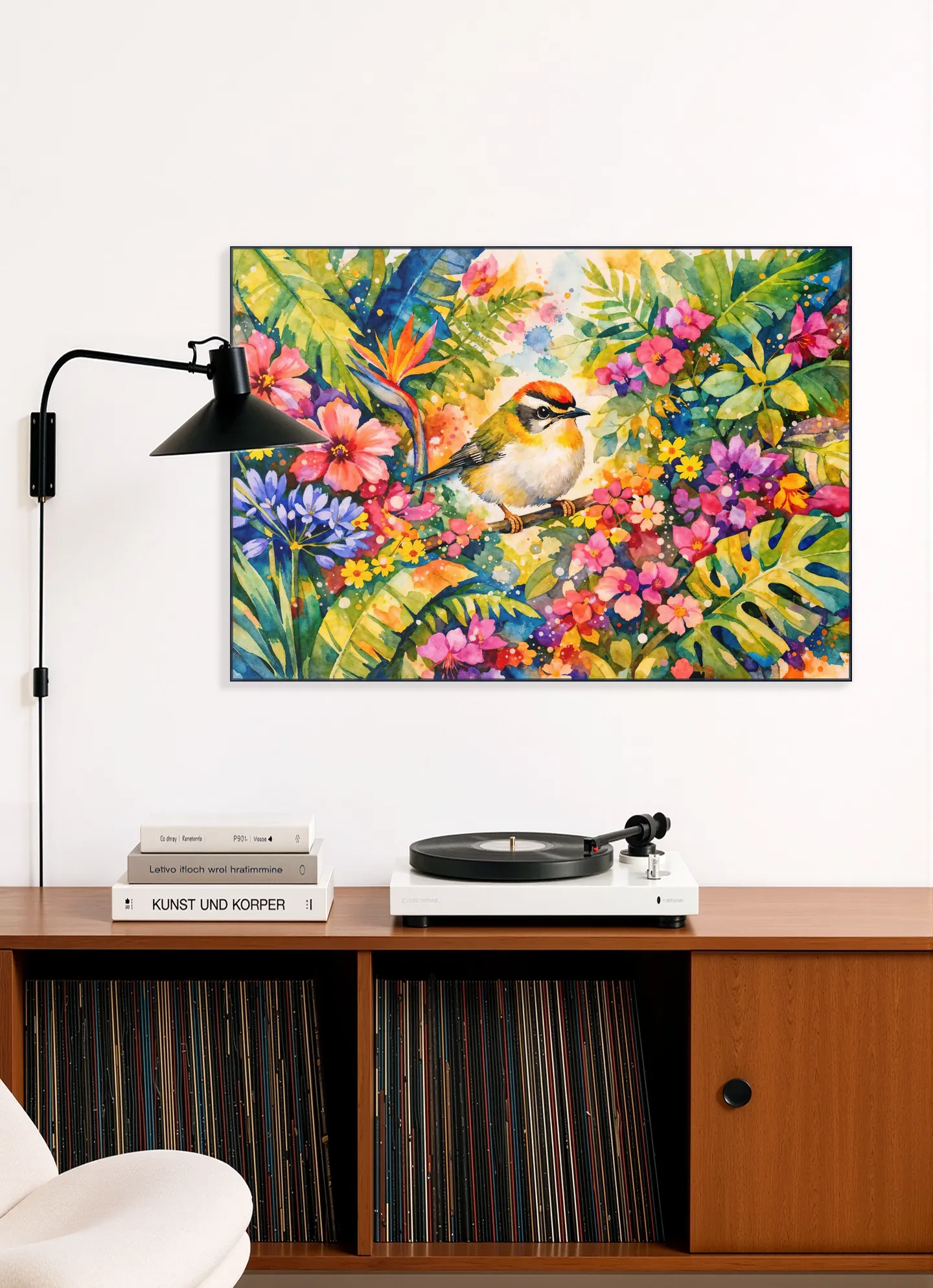 Goudhaantje Tussen Bloemen Jungle