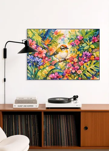 Goudhaantje Tussen Bloemen Jungle
