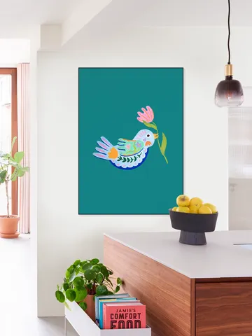 Floral Fantasy Bird