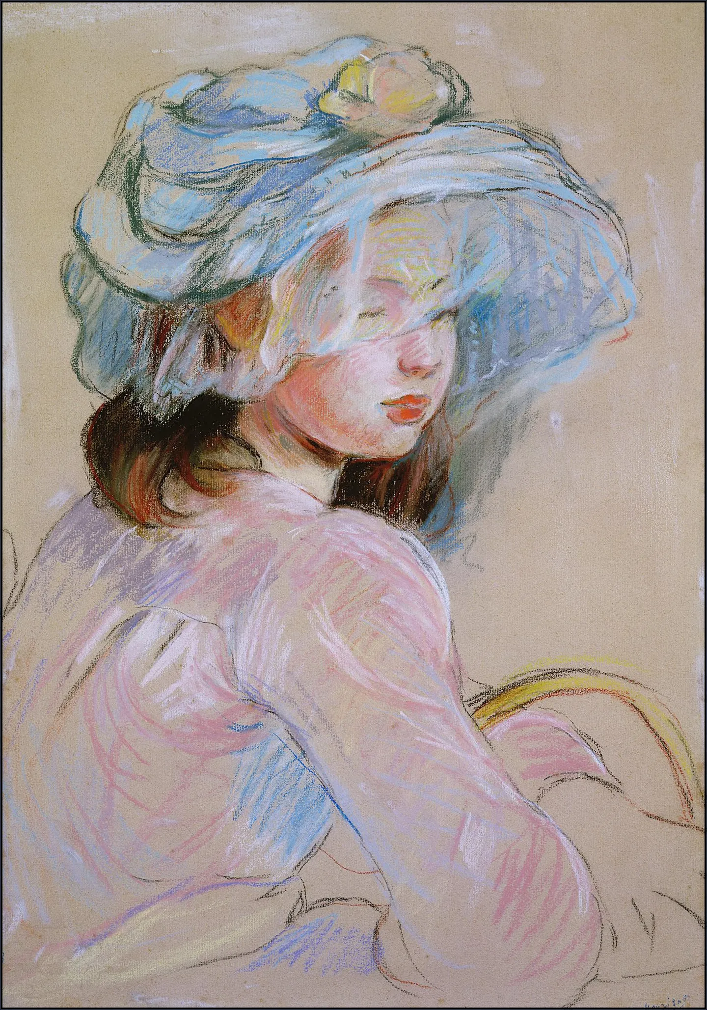 Girl Carrying a Basket