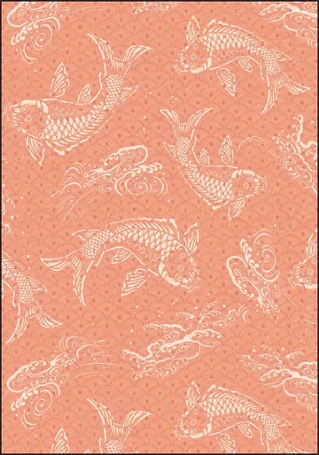 Peach Fuzz Koi Fish
