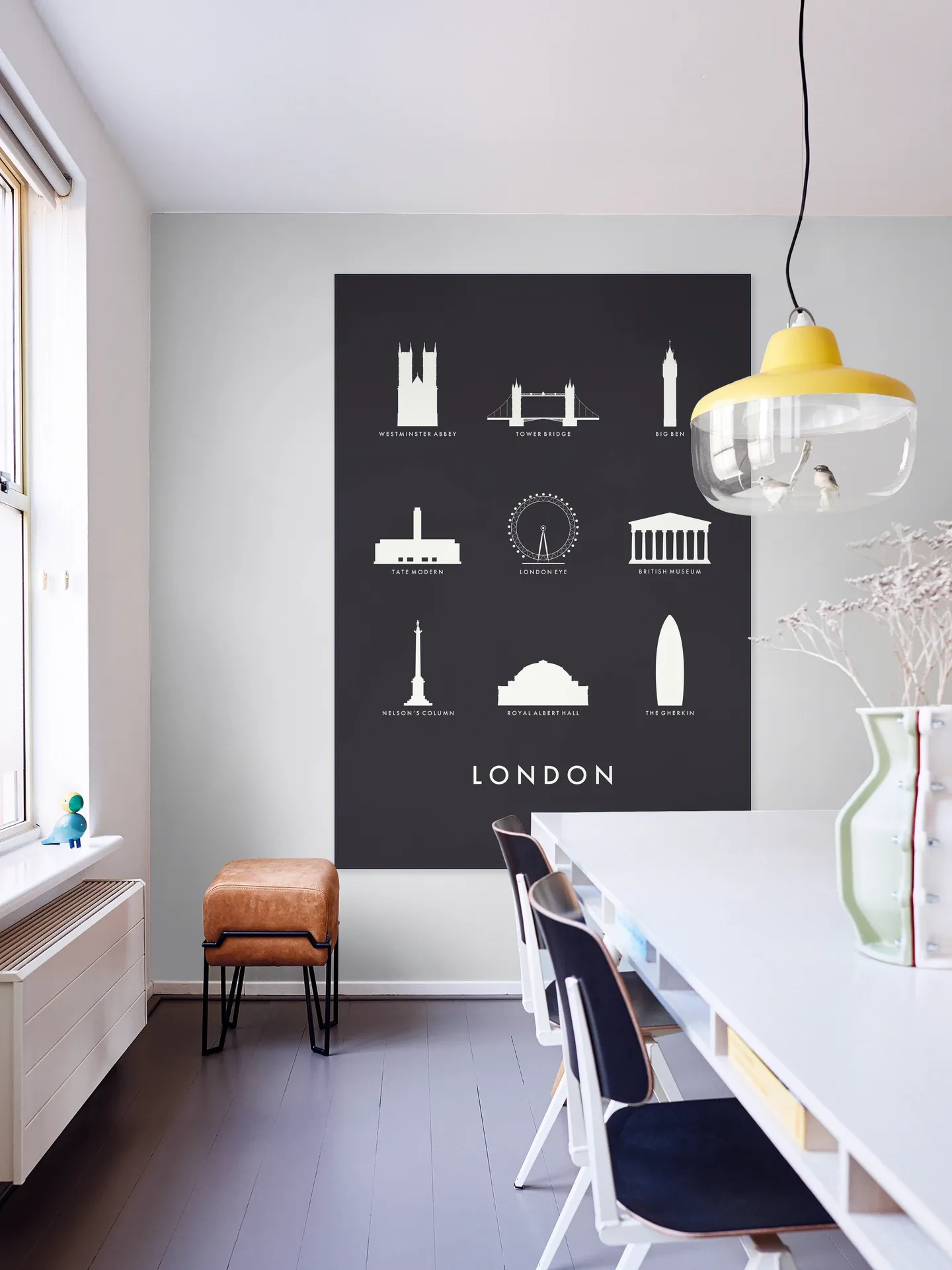 London Architecture black