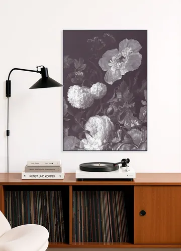 Golden Age Moody Florals I - monochrome