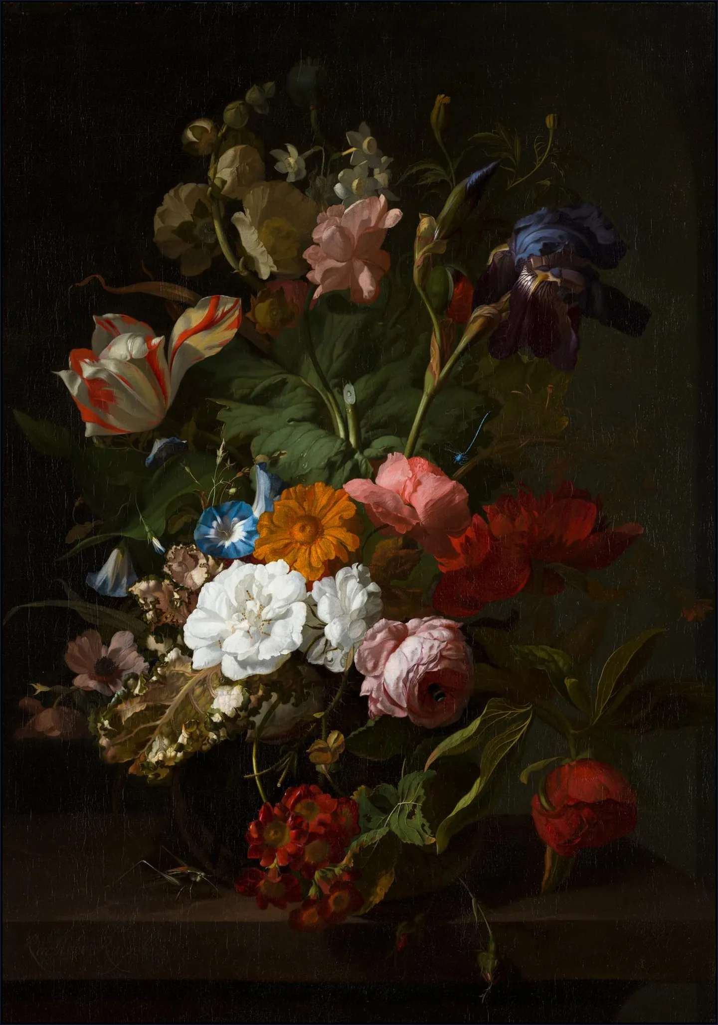 Vaas met bloemen
