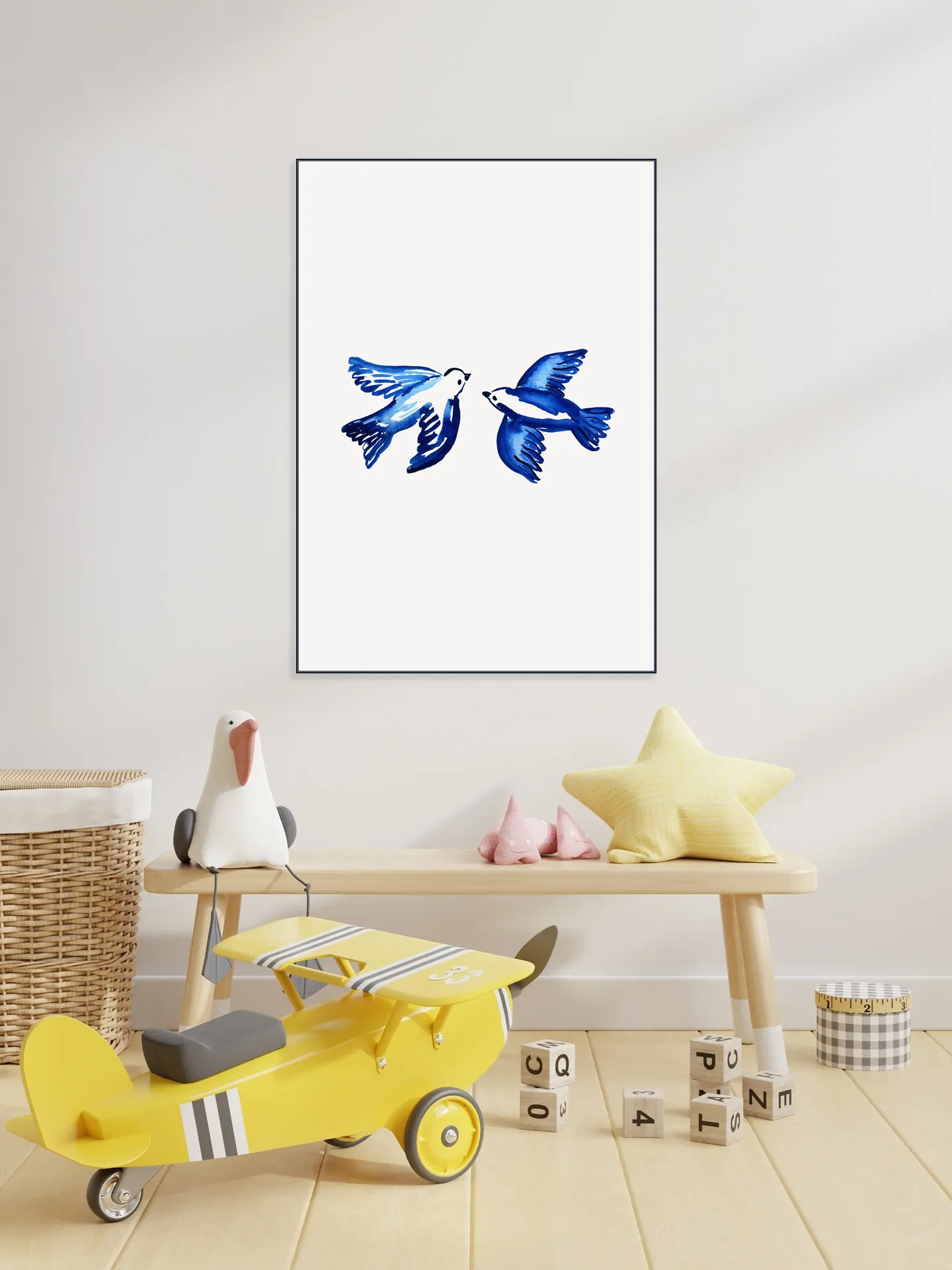 Blue Portuguese Birds