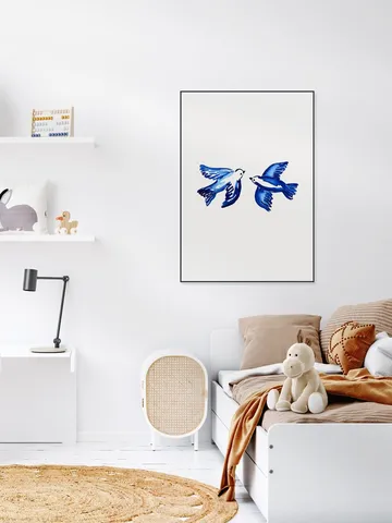 Blue Portuguese Birds