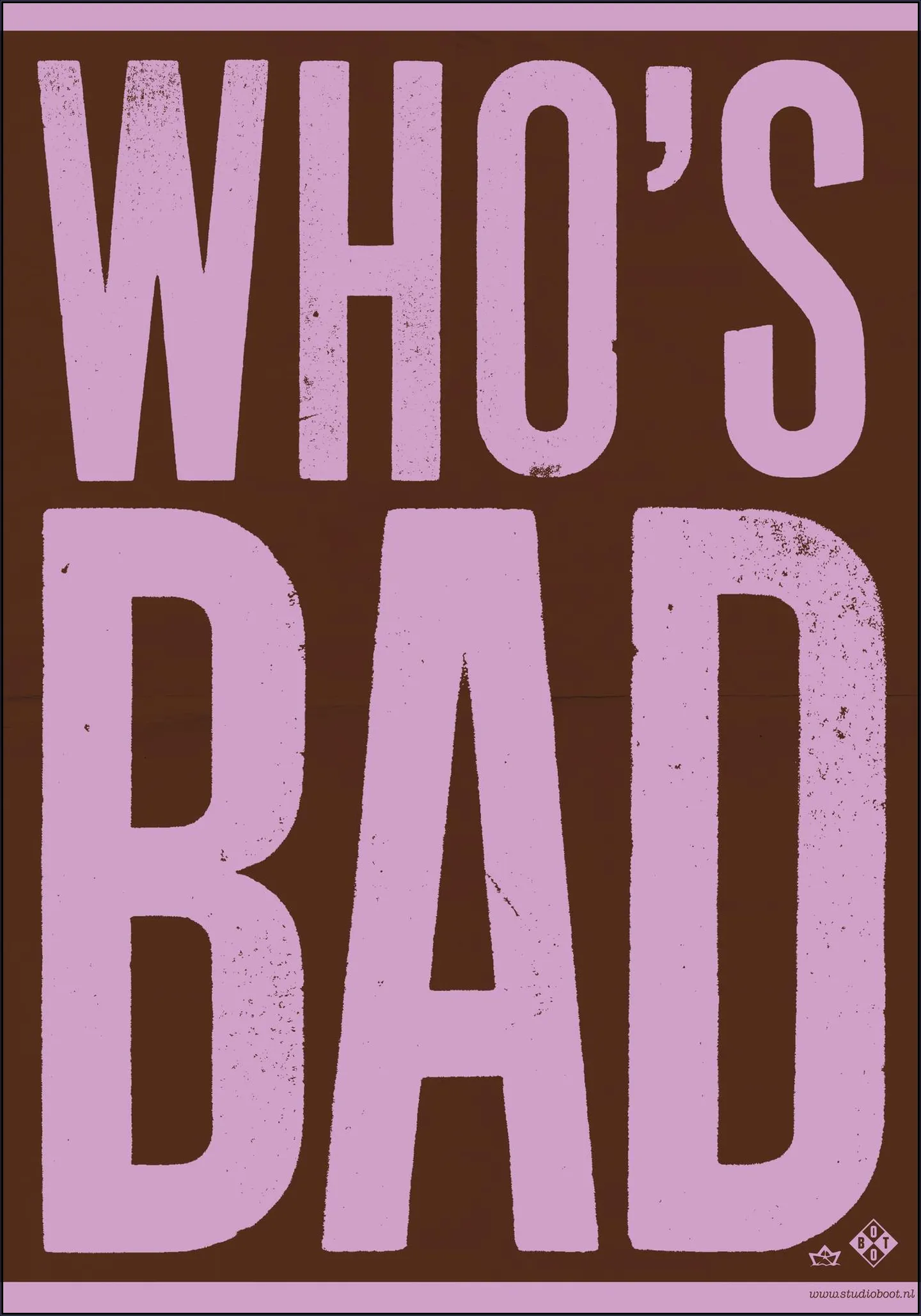 Who's Bad purple