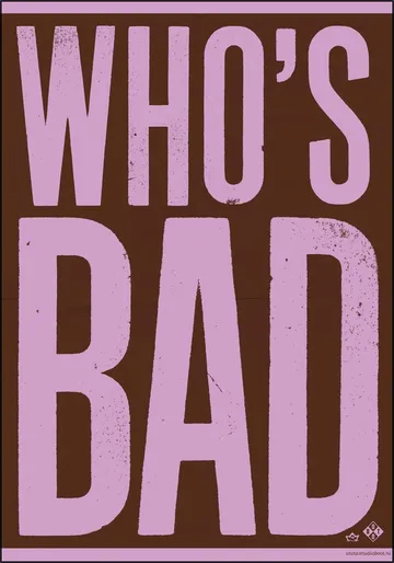 Who's Bad purple