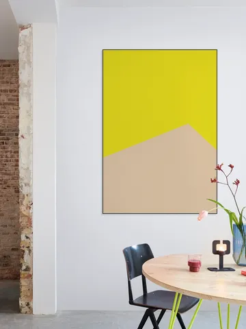 Color blocking - Yellow Beige