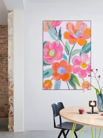 Vibrant Abstract Flowers