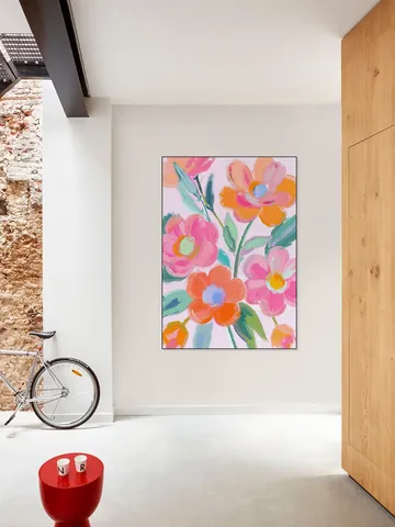 Vibrant Abstract Flowers
