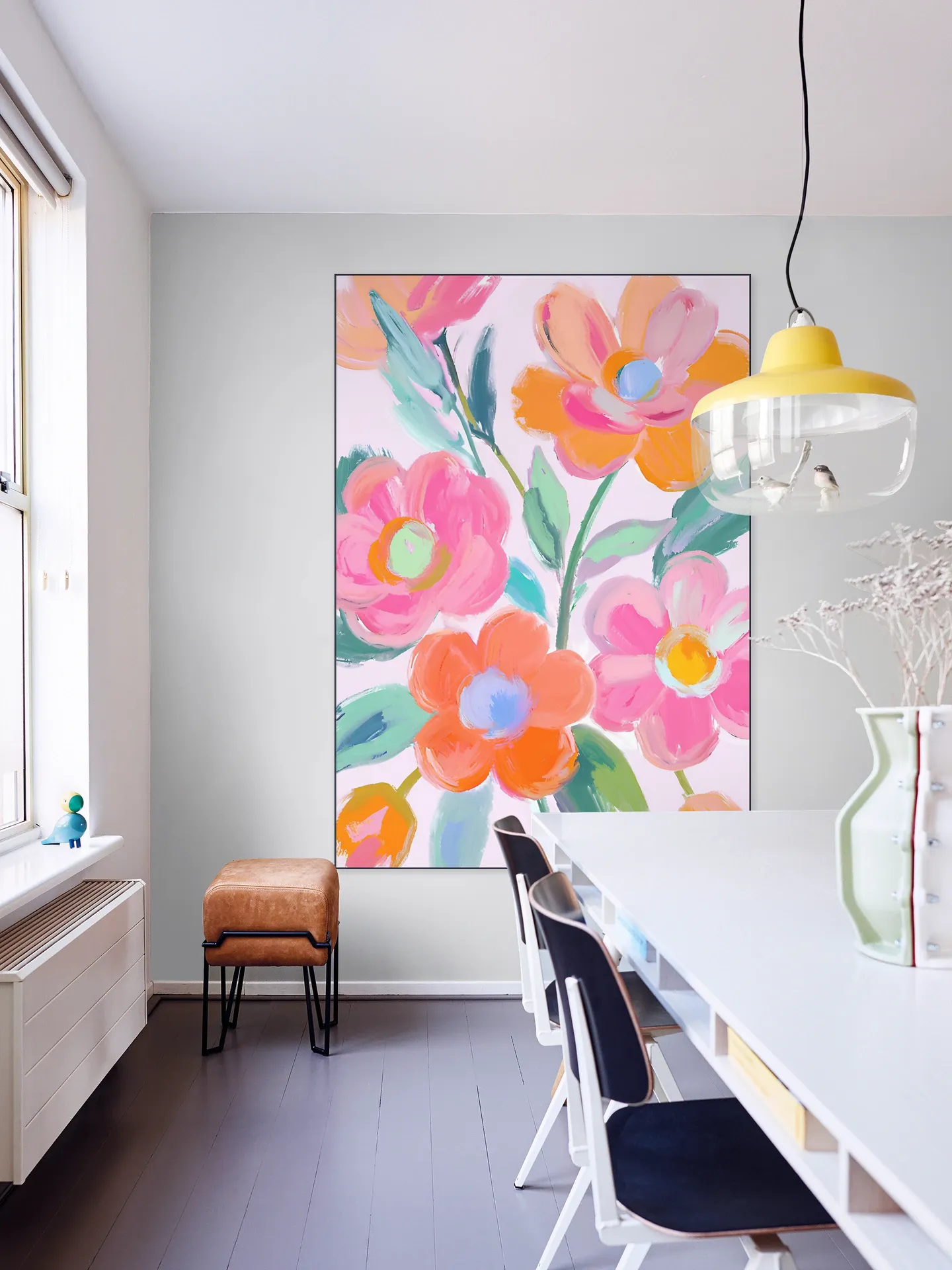 Vibrant Abstract Flowers