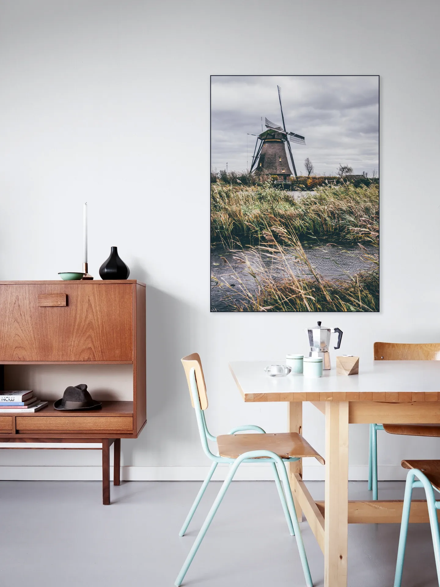 Storm in Kinderdijk