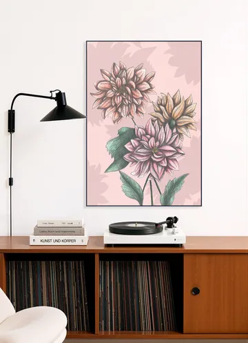 Pink Dahlias