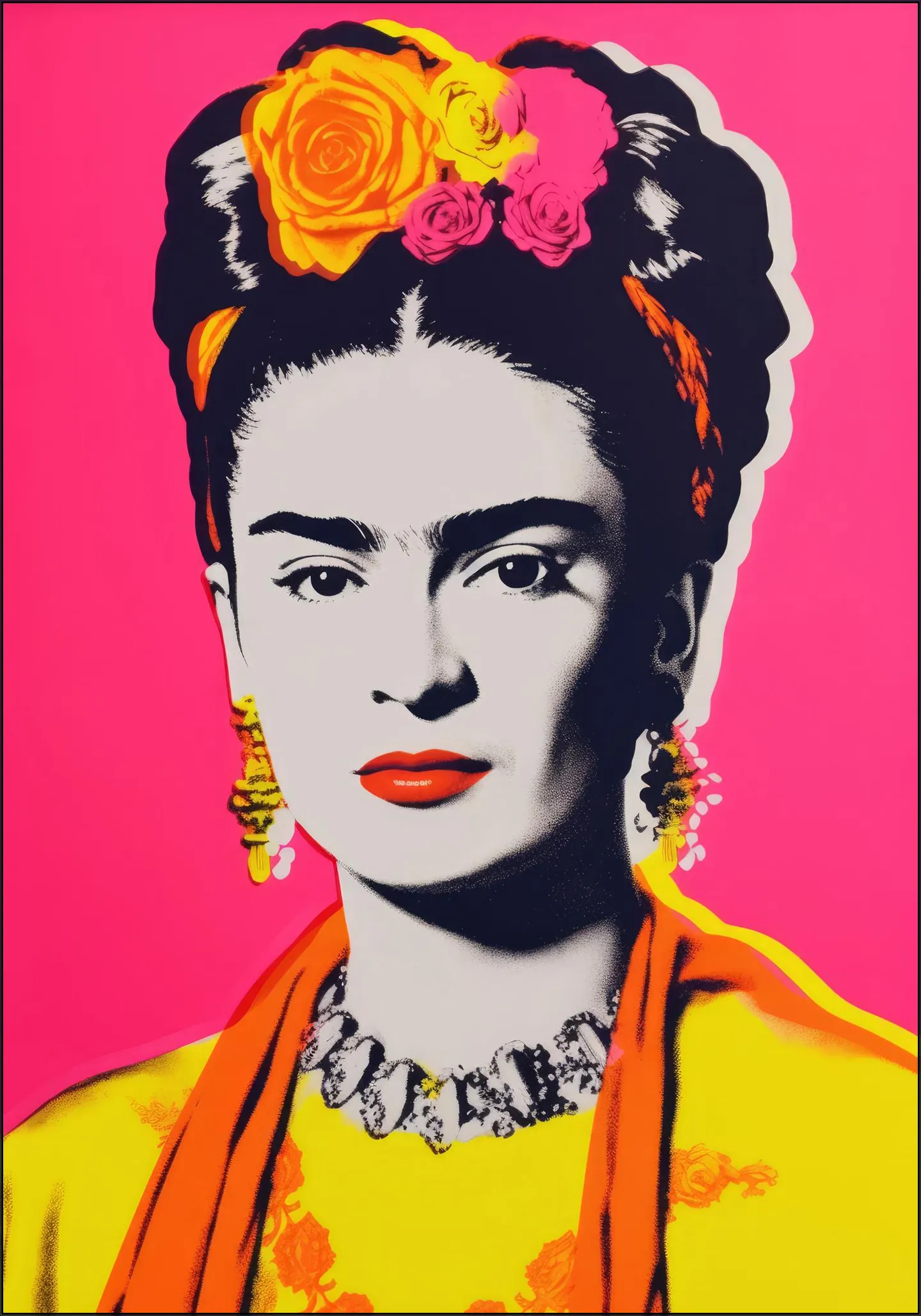 Vibrant Iconic Portrait